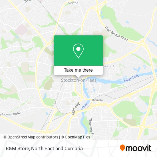 B&M Store map