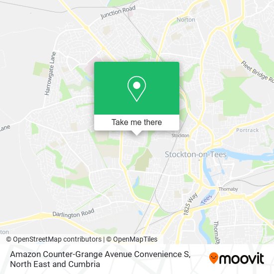 Amazon Counter-Grange Avenue Convenience S map