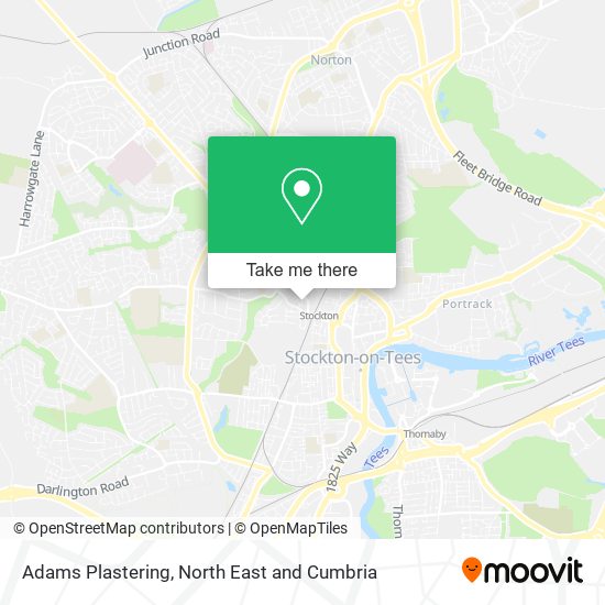 Adams Plastering map