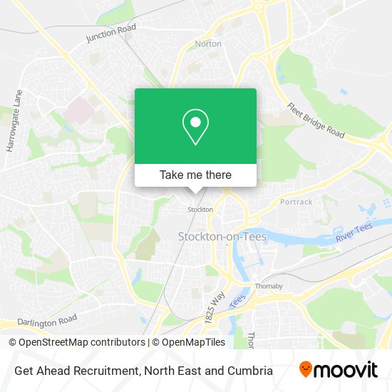 Get Ahead Recruitment map