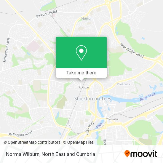 Norma Wilburn map
