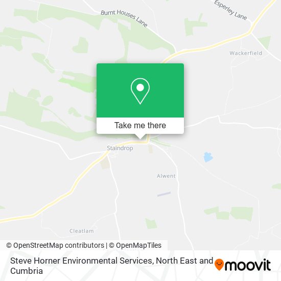 Steve Horner Environmental Services map