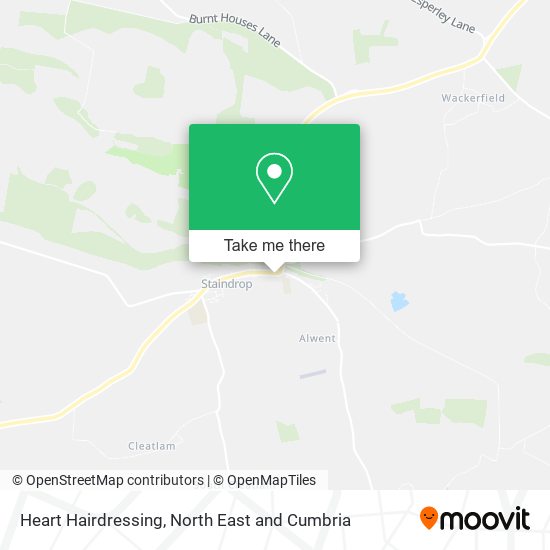 Heart Hairdressing map