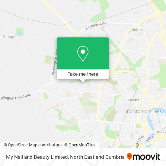 My Nail and Beauty Limited map