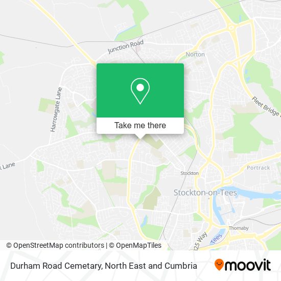 Durham Road Cemetary map