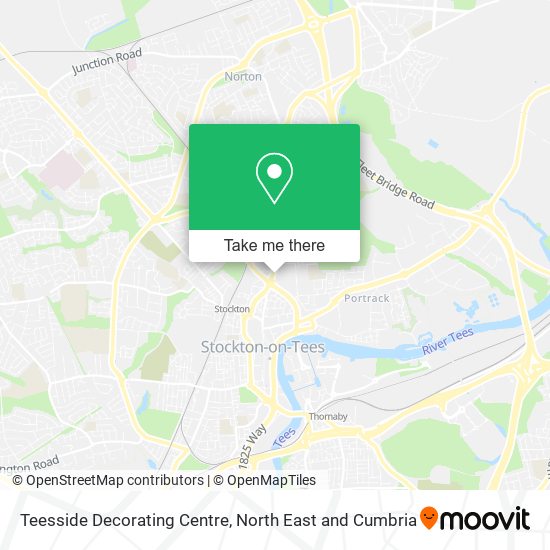 Teesside Decorating Centre map