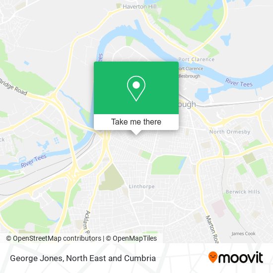 George Jones map