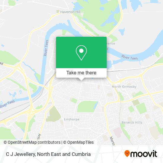 C J Jewellery map