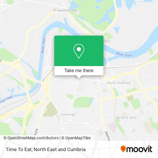 Time To Eat map