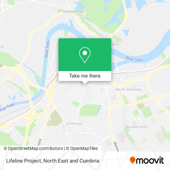 Lifeline Project map