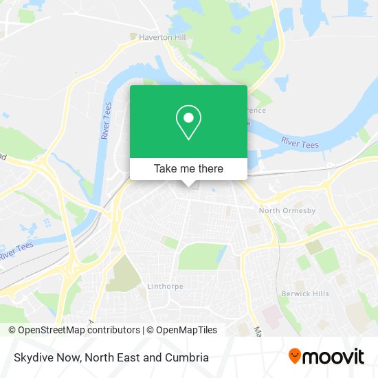 Skydive Now map