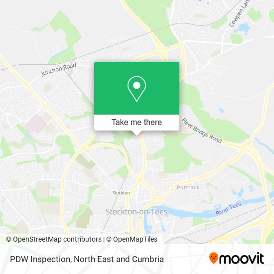 PDW Inspection map
