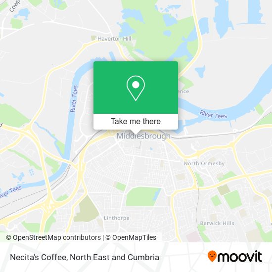 Necita's Coffee map