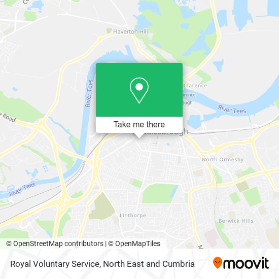 Royal Voluntary Service map