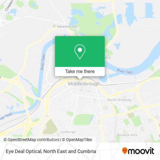 Eye Deal Optical map