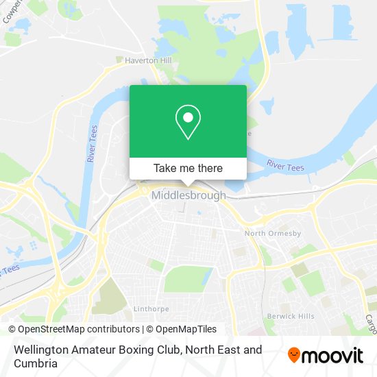 Wellington Amateur Boxing Club map