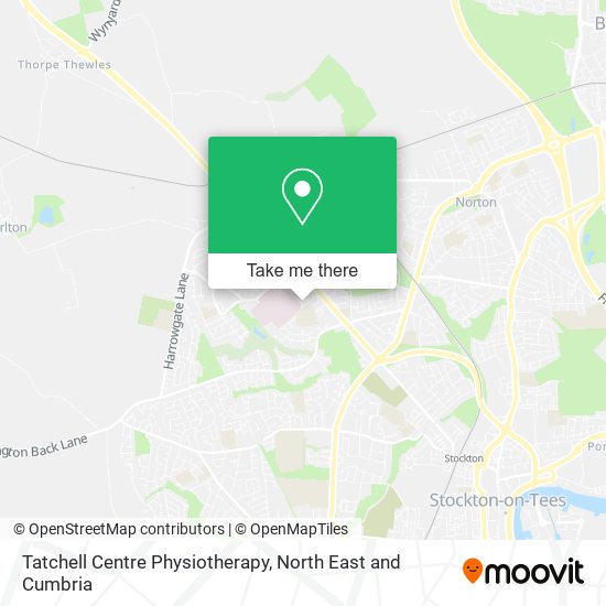 Tatchell Centre Physiotherapy map