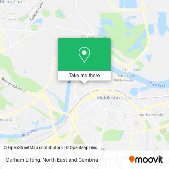 Durham Lifting map