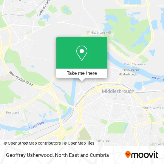 Geoffrey Usherwood map