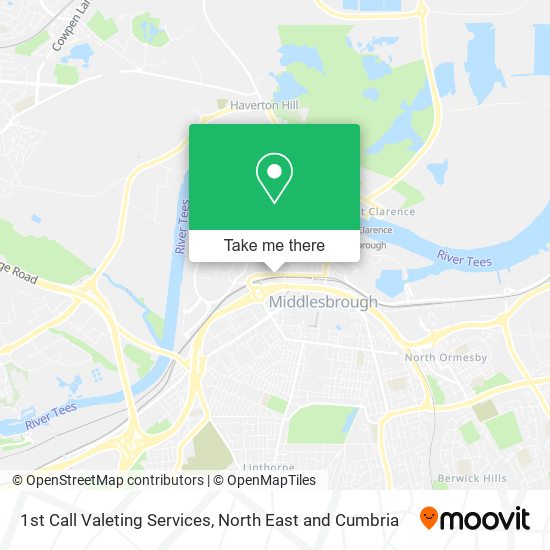 1st Call Valeting Services map