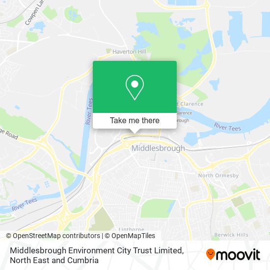 Middlesbrough Environment City Trust Limited map