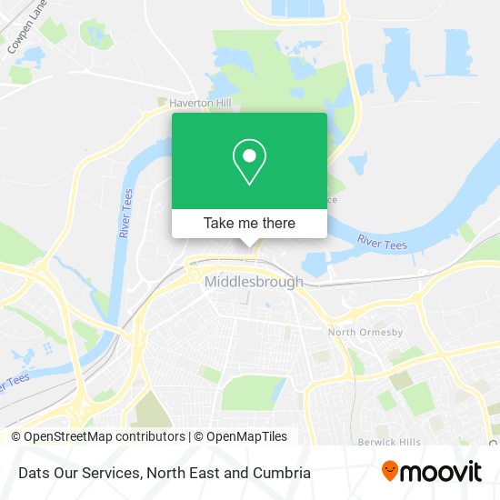 Dats Our Services map