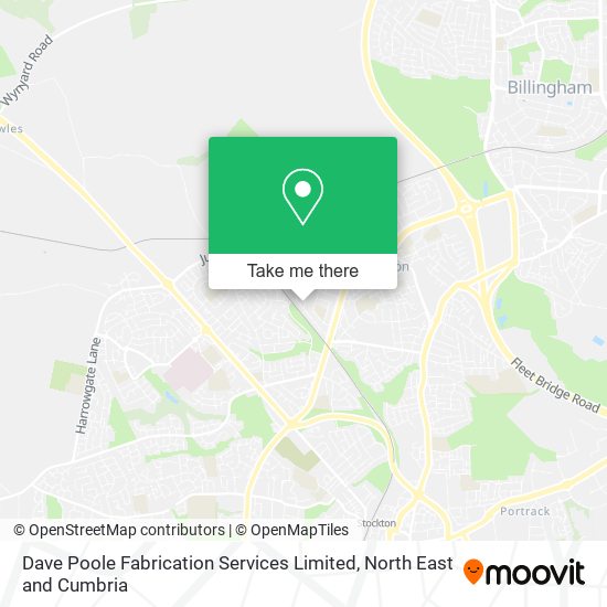 Dave Poole Fabrication Services Limited map