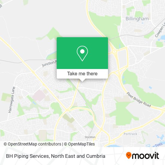 BH Piping Services map