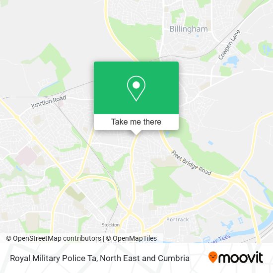 Royal Military Police Ta map