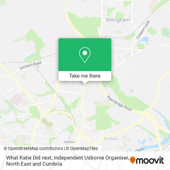 What Katie Did next, Independent Usborne Organiser map