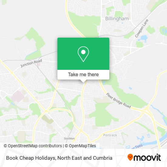 Book Cheap Holidays map