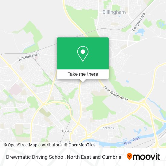 Drewmatic Driving School map
