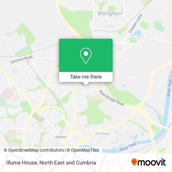 Illume House map
