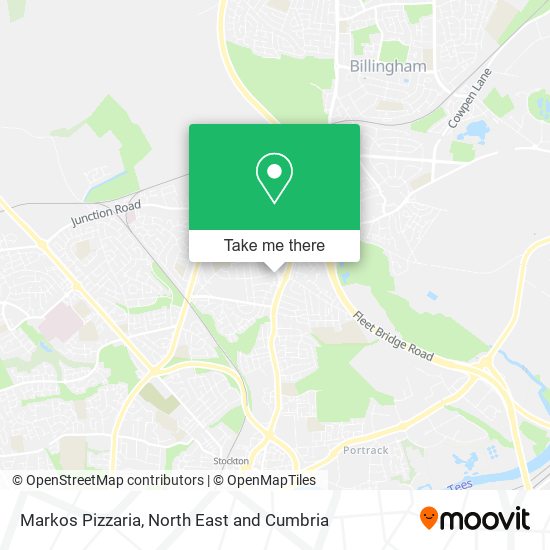 Markos Pizzaria map