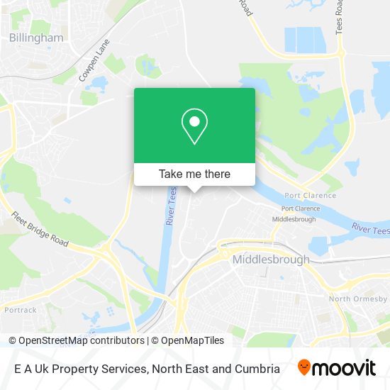 E A Uk Property Services map