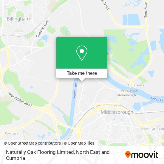 Naturally Oak Flooring Limited map