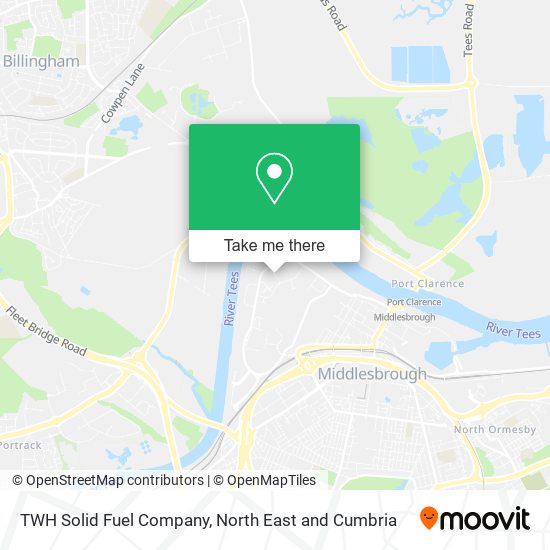 TWH Solid Fuel Company map