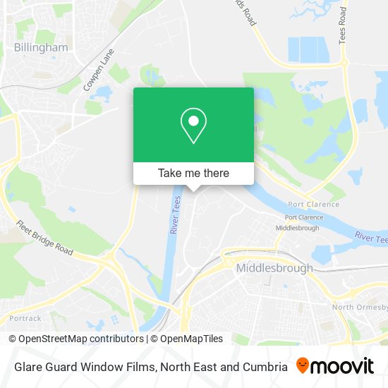 Glare Guard Window Films map