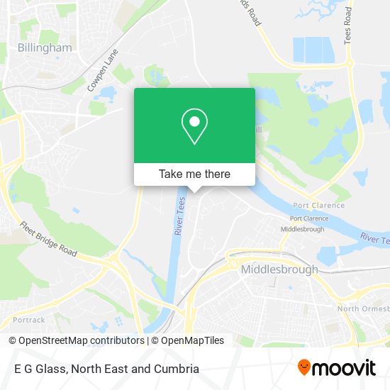 E G Glass map