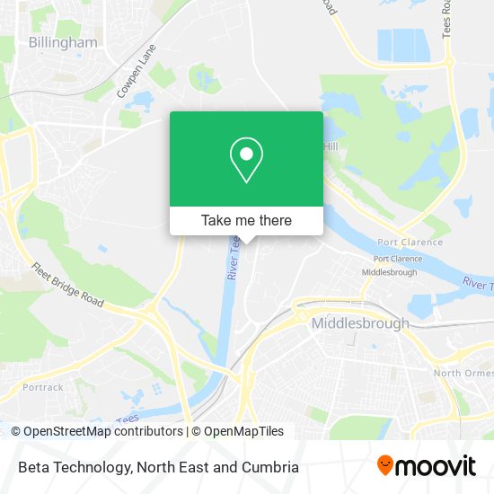 Beta Technology map