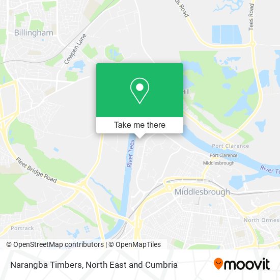 Narangba Timbers map