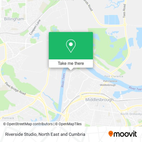 Riverside Studio map