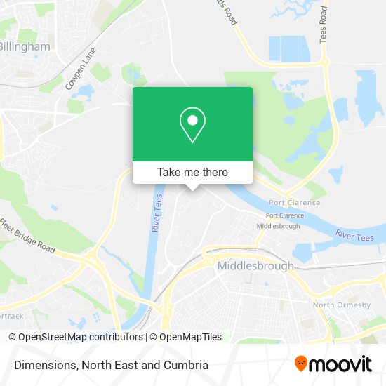 Dimensions map