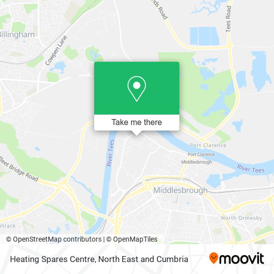 Heating Spares Centre map