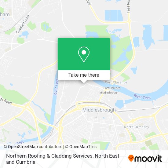 Northern Roofing & Cladding Services map
