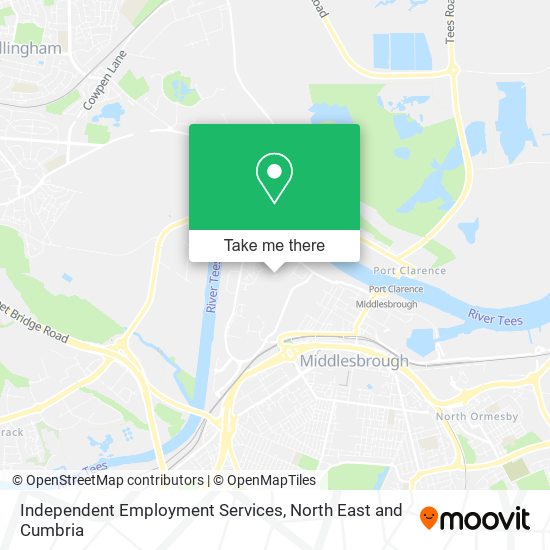 Independent Employment Services map