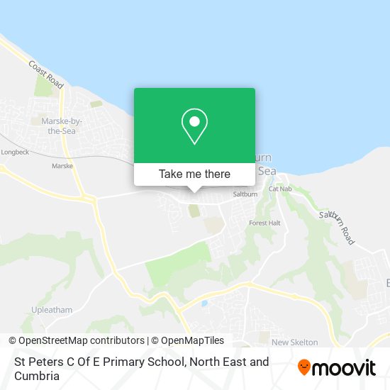 St Peters C Of E Primary School map