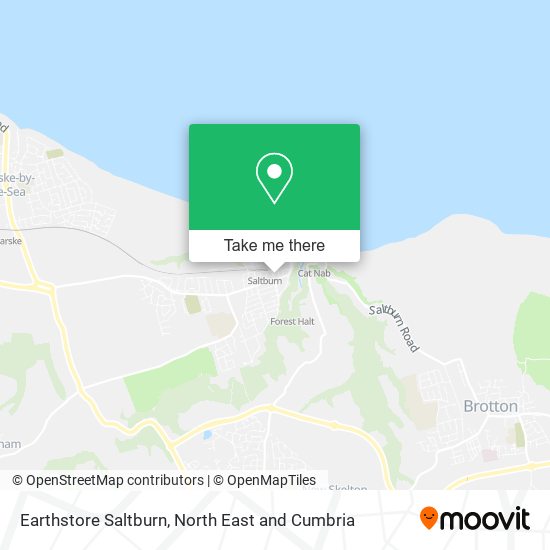 Earthstore Saltburn map