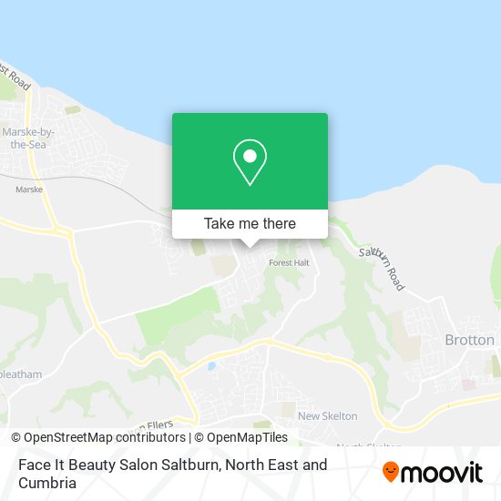 Face It Beauty Salon Saltburn map