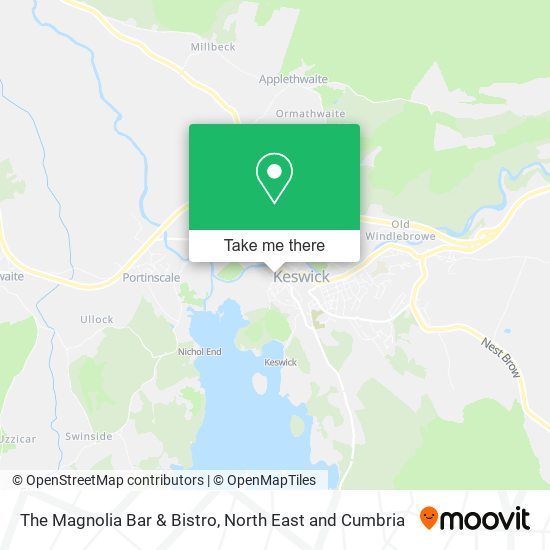 The Magnolia Bar & Bistro map